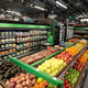 If you look at the ceiling, you can see the numerous sensors and cameras Amazon uses to log what items customers are buying.